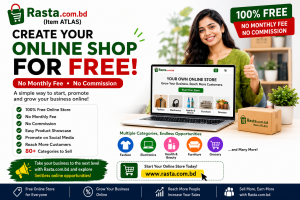 Rasta.com.bd free online store promotion with no monthly fee