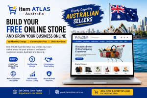 Item ATLAS Australia free online store banner for Australian sellers and small businesses
