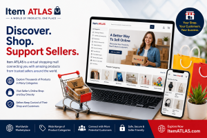 Item ATLAS online marketplace helping sellers showcase products and reach customers worldwide