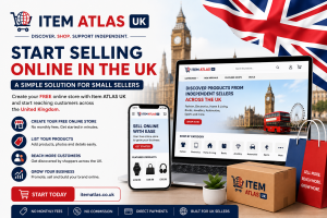 Item ATLAS UK free online store for small businesses to sell products